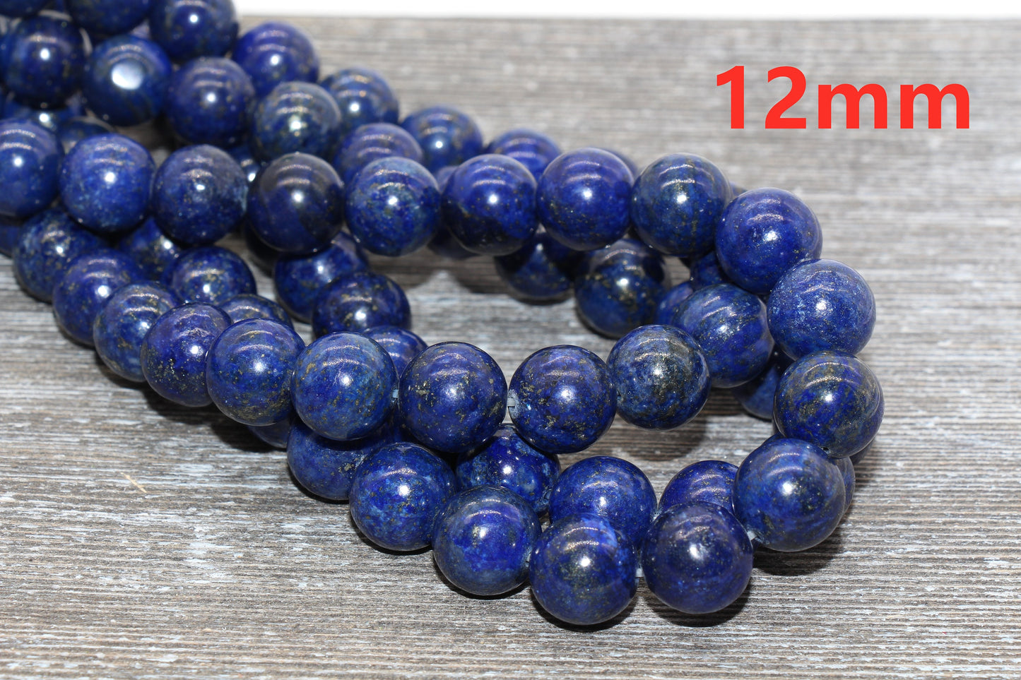 Lapis Lazuli Beads, Dyed Lapis Lazuli Gemstone Round Beads, Sizes 4mm 6mm 8mm 10mm,12mm, Full Strand 15.5 inch, #107