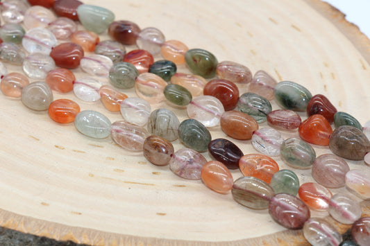 Fortune Crystal Beads, Irregular Gemstone Loose Beads, Pebble Beads, Chip Beads, 6mm-8mm, #47