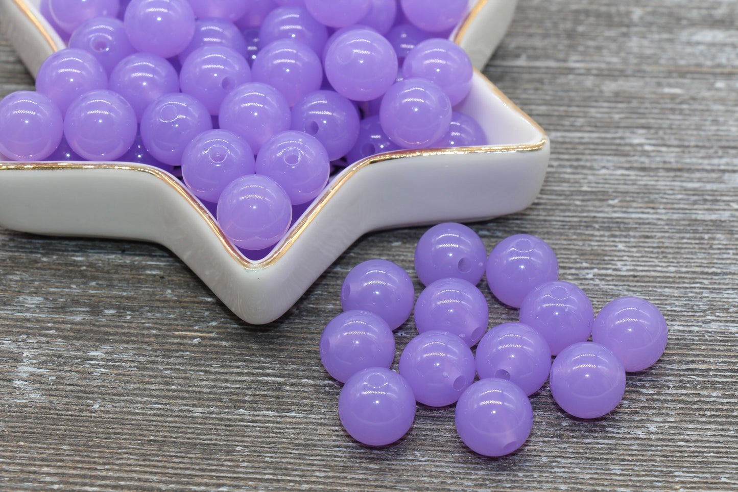 12mm Purple Translucent Gumball Beads, Round Acrylic Loose Beads, Bubblegum Beads, Chunky Beads, Smooth Plastic Round Beads #426