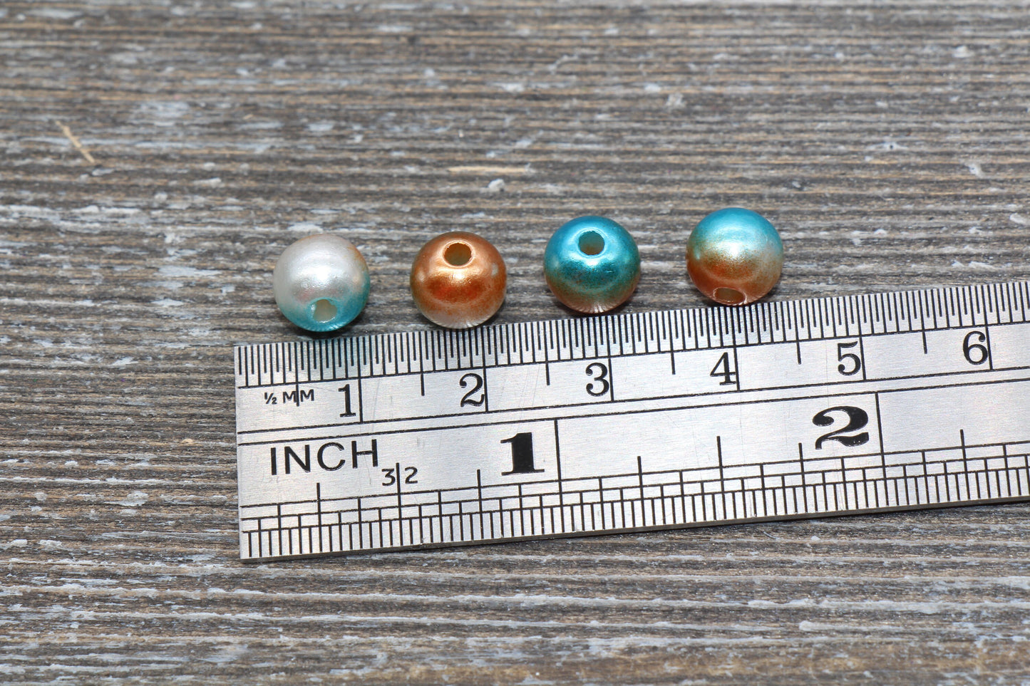 8mm Mermaid Ombre Pearls Beads, Faux Pearls Beads, Chunky Beads, Imitation Pearl Beads, Gumball Beads, Bubblegum Beads, #547