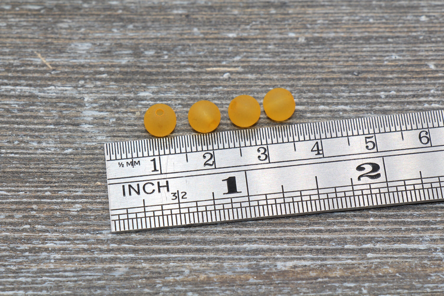 6mm Matte Orange Gumball Beads, Round Acrylic Loose Beads, Frosted Bubblegum Beads, Chunky Beads, Round Plastic Beads #659