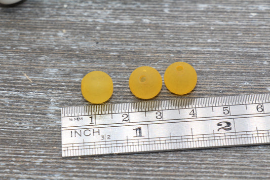 10mm Matte Orange Gumball Beads, Round Acrylic Loose Beads, Frosted Bubblegum Beads, Chunky Beads, Round Plastic Beads #684