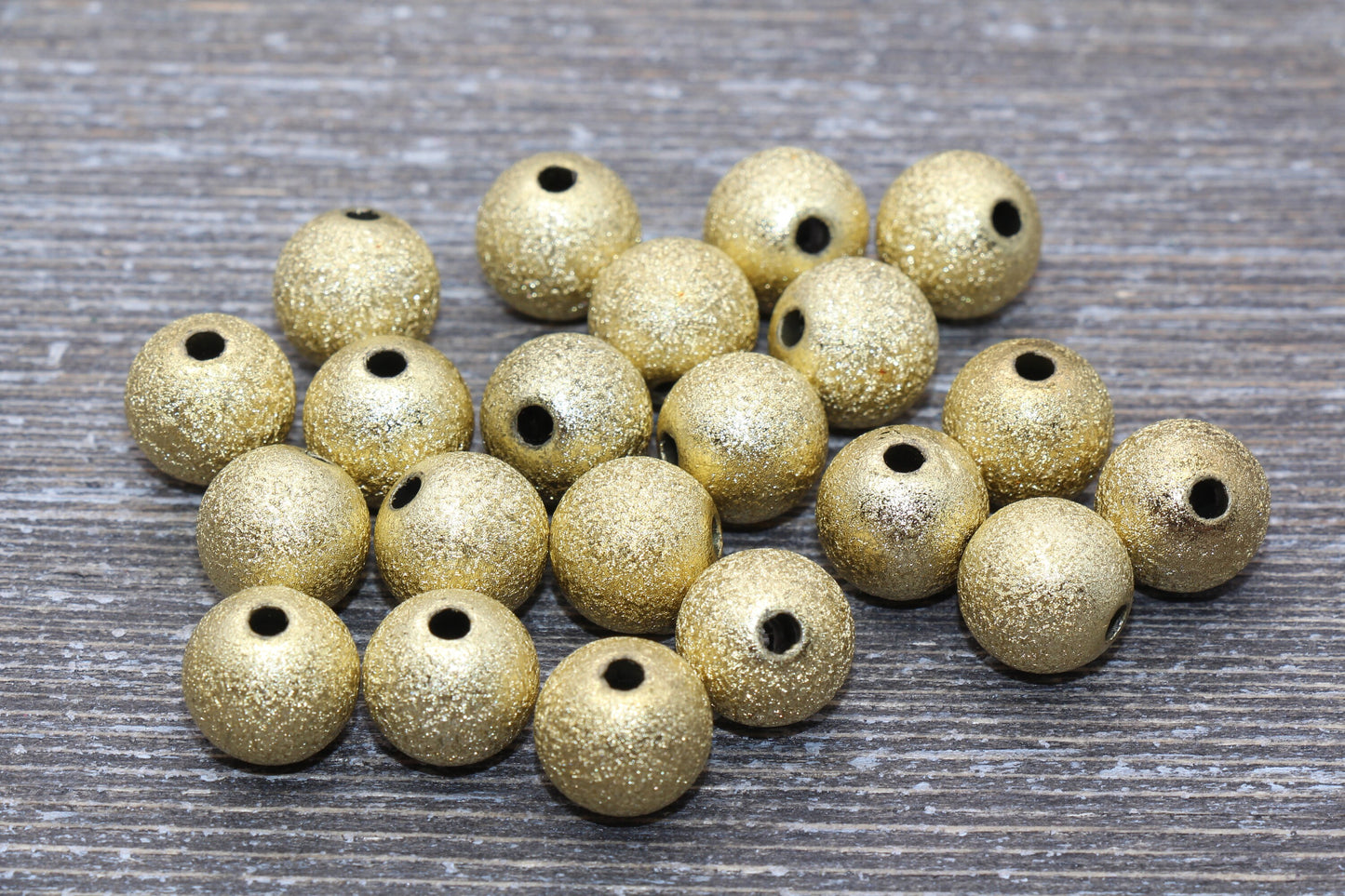 12mm Stardust Beads, Wrinkle Gumball Beads, Gold Tone Round Acrylic Loose Beads, Bubblegum Beads, Chunky Beads, Bubble Gum Beads, #973