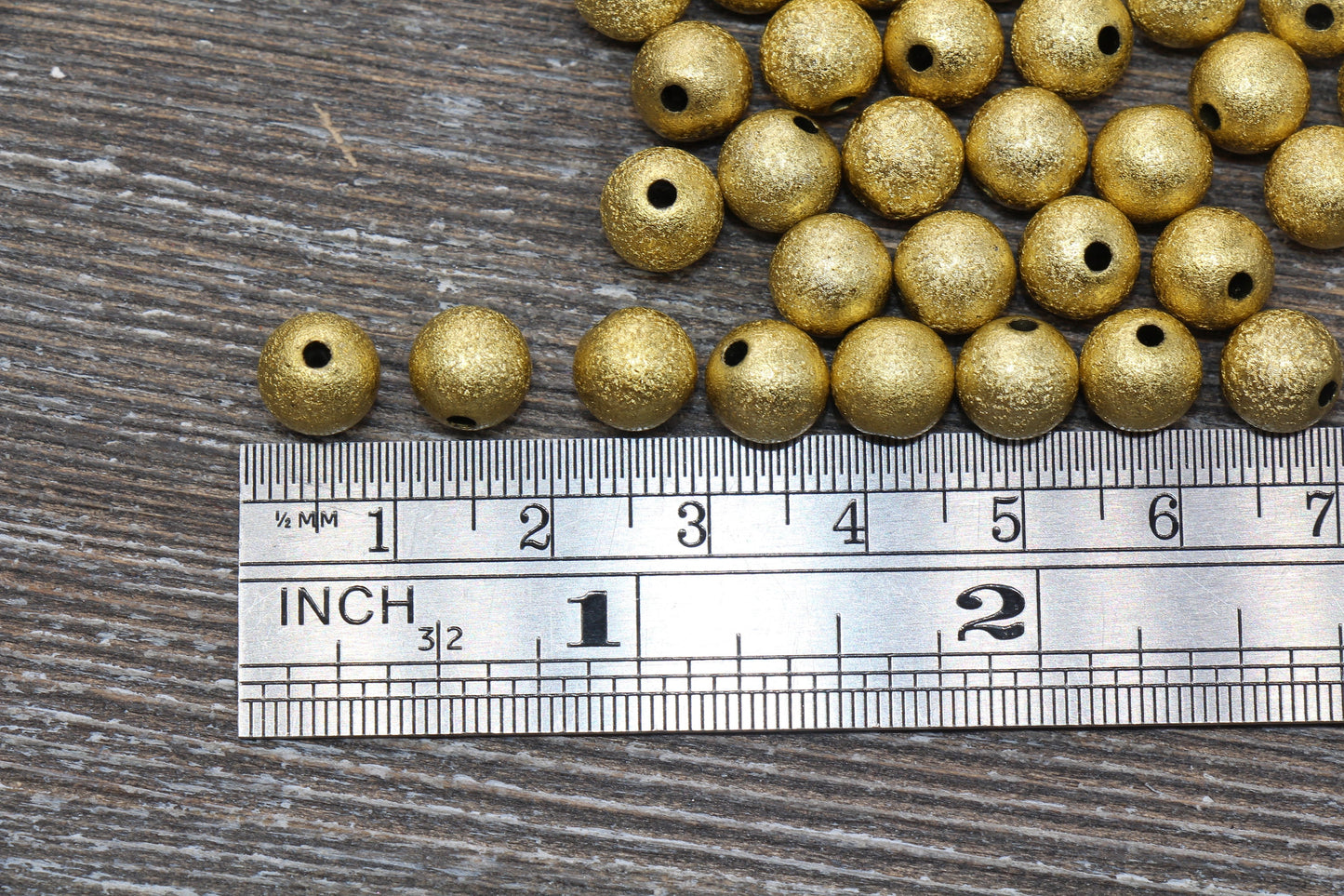 8mm Stardust Beads, Wrinkle Gumball Beads, Gold Round Acrylic Loose Beads, Bubblegum Beads, Chunky Beads, Bubble Gum Beads, #894
