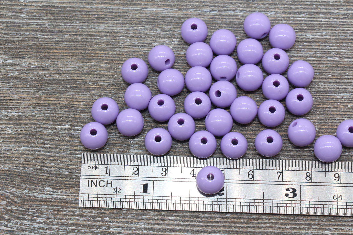 10mm Purple Gumball Beads, Round Acrylic Loose Beads, Bubblegum Beads, Chunky Beads, Gumball Beads, Smooth Plastic Round Beads #1059