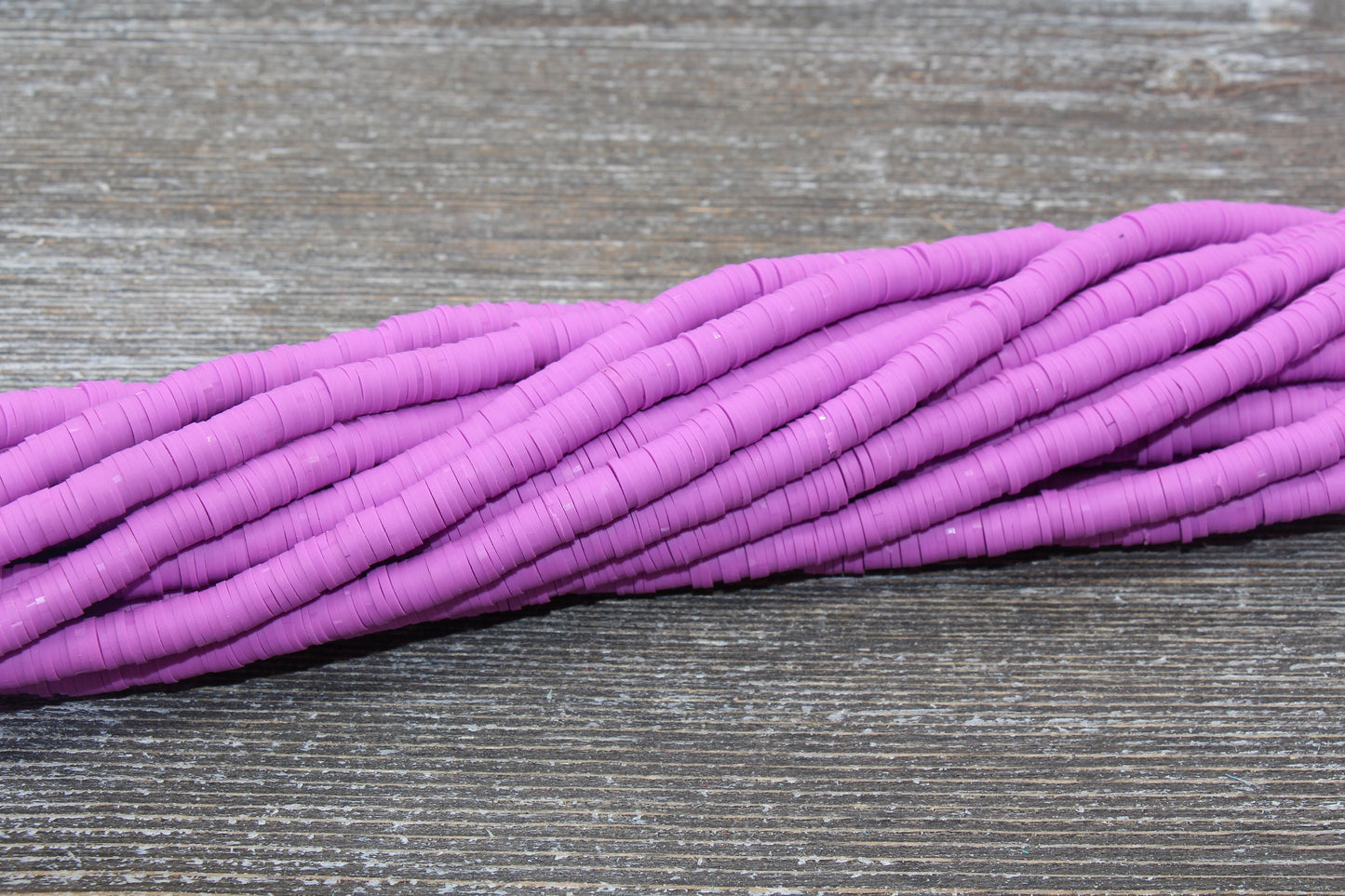 6mm Mulberry Heishi Beads, Polymer Clay Disc Beads, African Disc Beads, Vinyl Heishi, 16 inch Strand #72