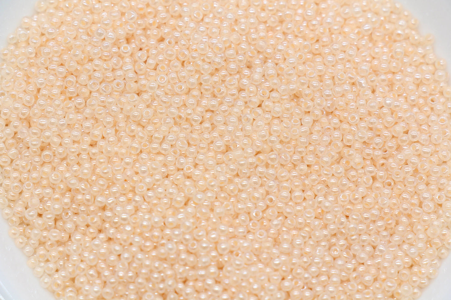 orange 2 mm (12/0) Translucent glass seed beads mix, rocaille rounds