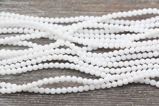 Porcelain Round Beads, White Round Porcelain Beads, White Round Loose Bead, Jewelry Making Wholesale Beads, Size 4mm 6mm 8mm 10mm,12mm, #216