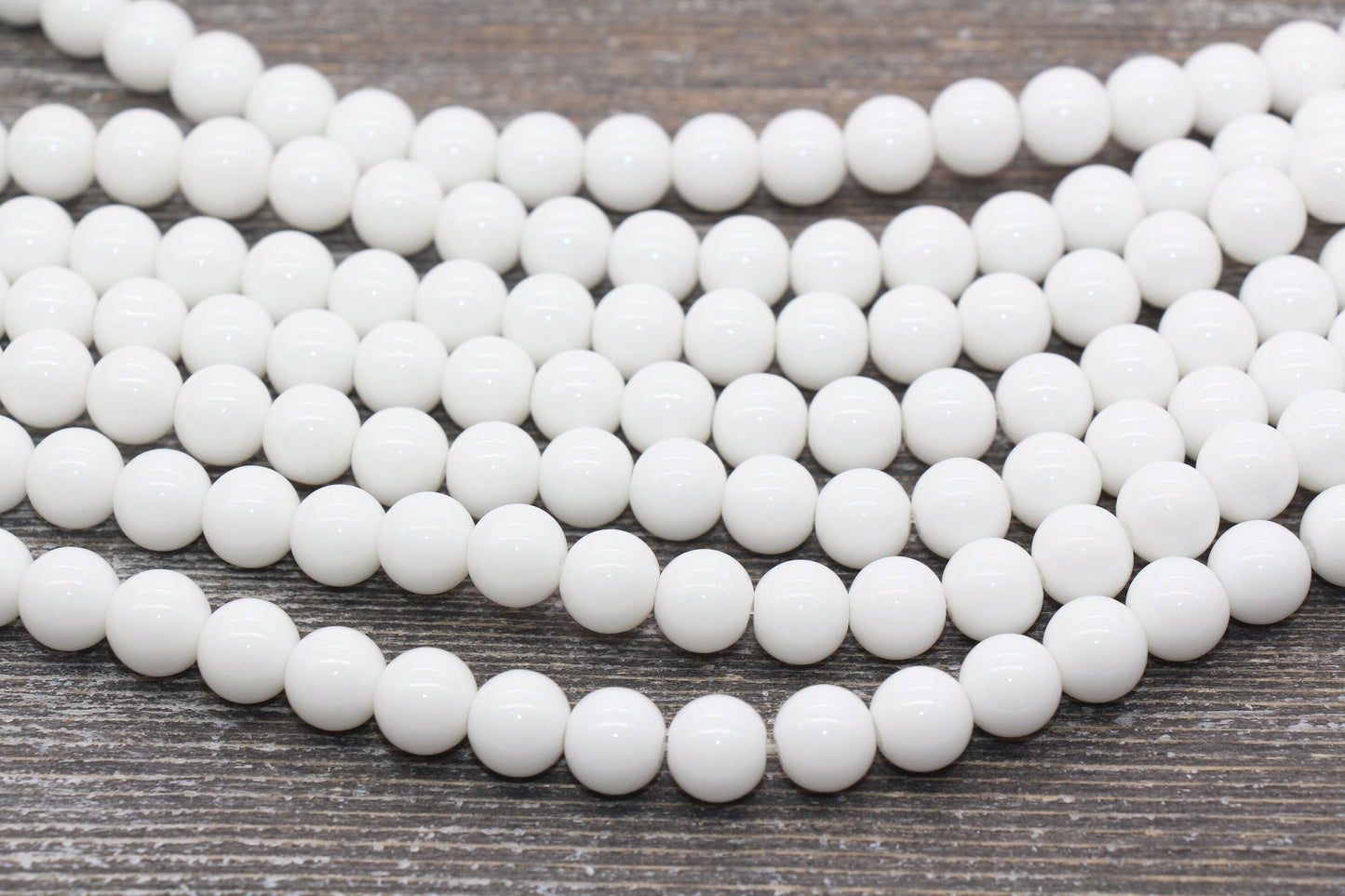 Porcelain Round Beads, White Round Porcelain Beads, White Round Loose Bead, Jewelry Making Wholesale Beads, Size 4mm 6mm 8mm 10mm,12mm, #216