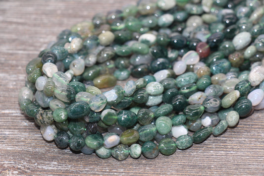 Indian Agate Nugget Beads, Indian Agate Irregular Gemstone Loose Beads, Pebble Beads, Chip Beads, 6mm-7mm, #20