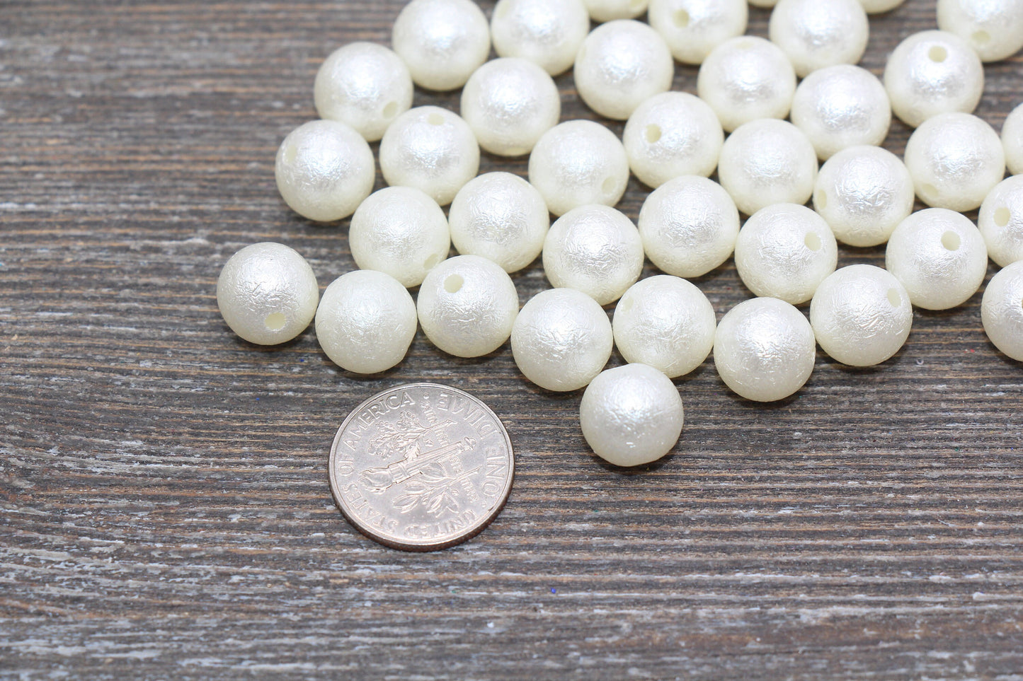 10mm Wrinkle Faux Pearl Gumball Beads, Imitation Pearl Beads, Chunky Beads, Bubblegum Beads, Smooth Plastic Round Beads#2051