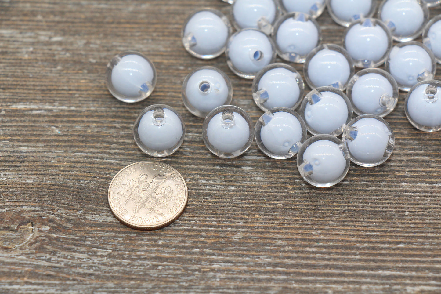 12mm Blue Round Beads, Blue Acrylic Round Gumball Beads, Bubblegum Beads, Chunky Beads, Plastic Round Bead #1930