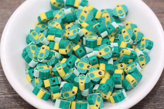 Fish Polymer Clay Beads, Fish Clay Beads, Fish Fimo Cane Beads #90