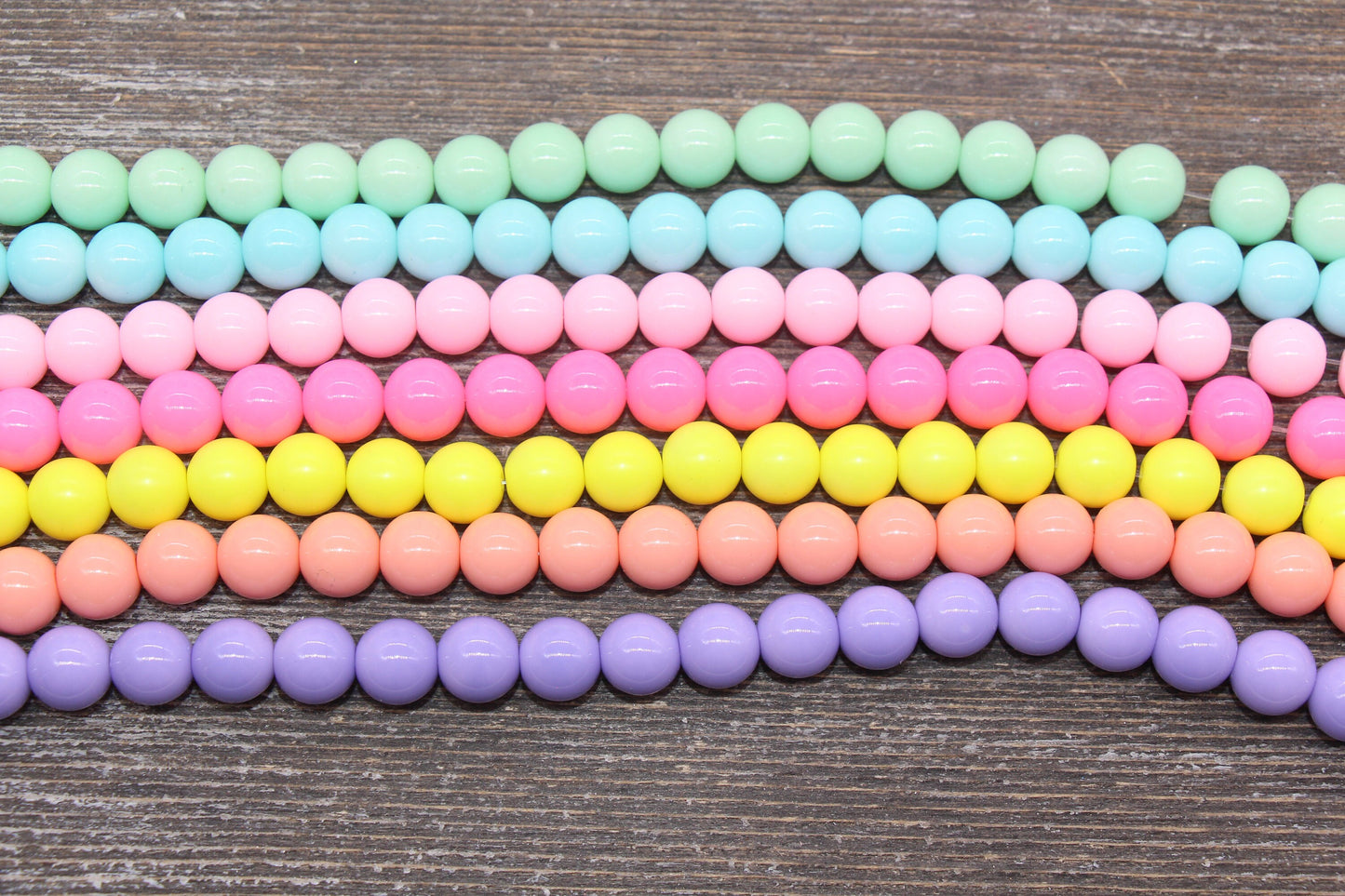 10mm Glass Beads, Round Glass Beads, Jewelry Glass Beads, Bracelet Beads