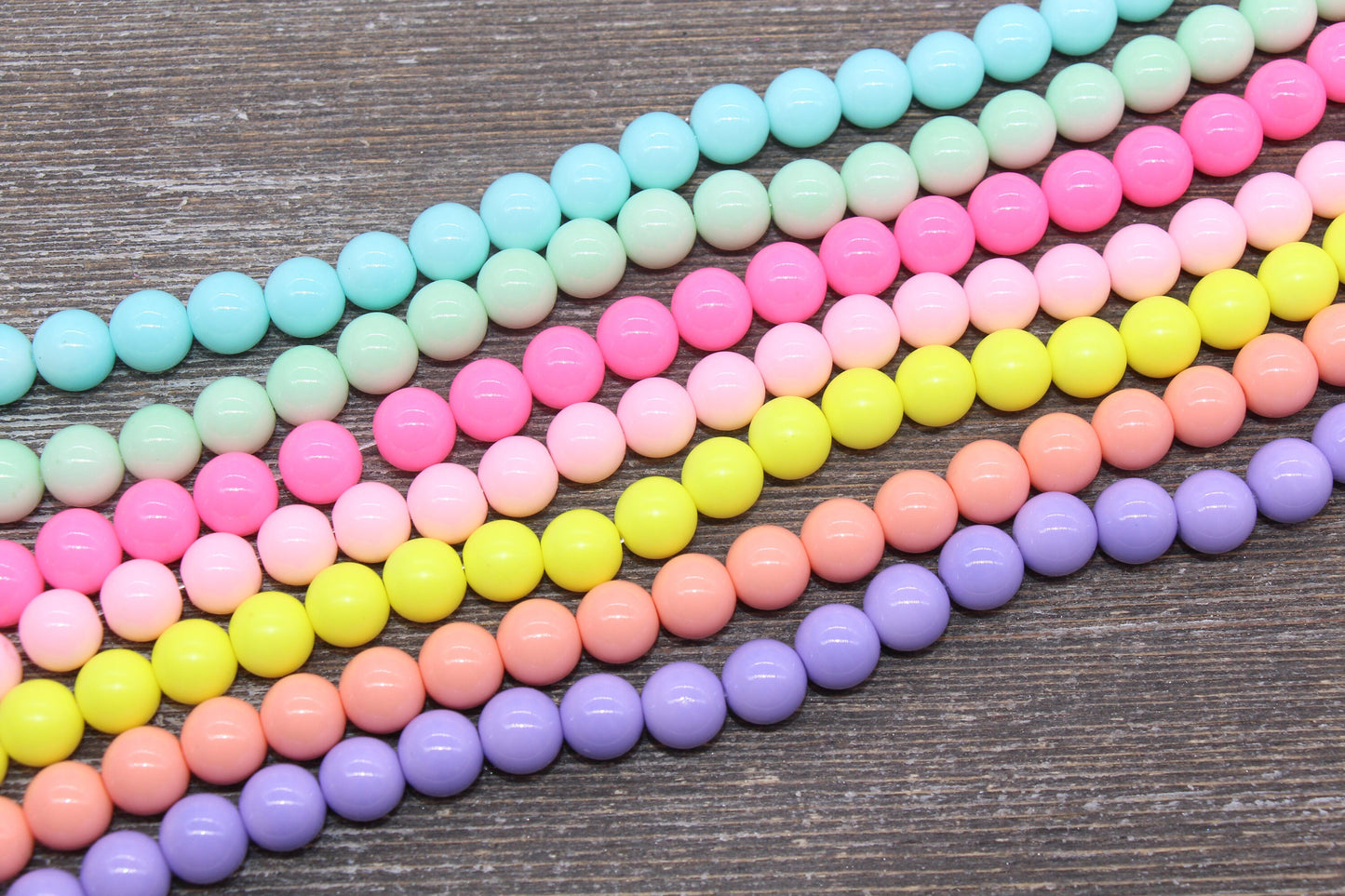 10mm Glass Beads, Round Glass Beads, Jewelry Glass Beads, Bracelet Beads