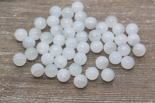 10mm Light Gray Ombre Round Beads, Acrylic Gumball Bead, Gray Round Beads, Bubblegum Beads, Plastic Round Bead, Jewelry Beads #2627