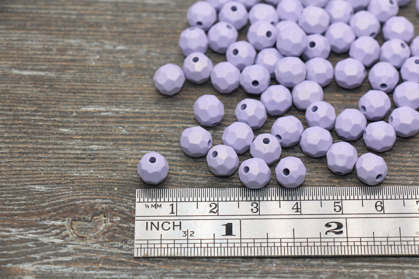 8mm Purple Shimmer Faceted Gumball Beads, Faceted Acrylic Loose Beads, Bubblegum Beads, Chunky Beads, Purple Gumball Beads #2544