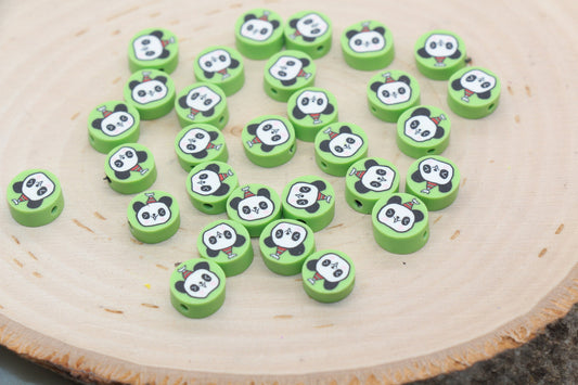 Panda Polymer Clay Beads, Mix Panda Clay Beads, Jewelry Beads, Beads for Bracelet #325