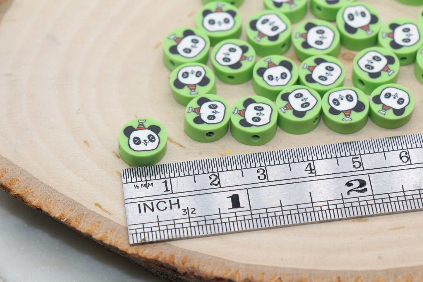 Panda Polymer Clay Beads, Mix Panda Clay Beads, Jewelry Beads, Beads for Bracelet #325