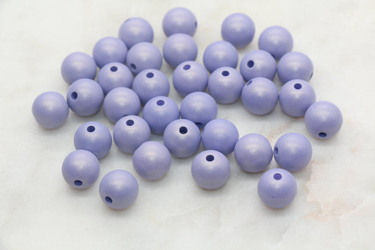 12mm Purple Shimmer Gumball Beads, Round Acrylic Loose Beads, Bubblegum Beads, Chunky Beads, Round Plastic Beads #2809