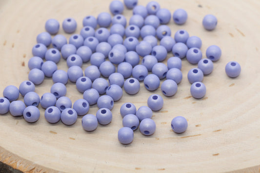 6mm Purple Shimmer Gumball Beads, Round Acrylic Loose Beads, Bubblegum Beads, Chunky Beads, Round Plastic Beads #2811