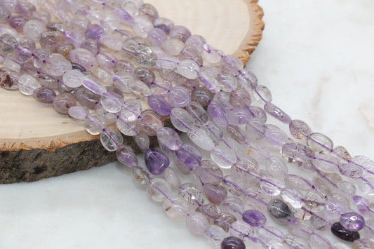Super Seven Nugget Beads, Irregular Beads, Pebble Beads, Gemstone Nugget Beads, Loose Beads, Size 6mm-8mm #15