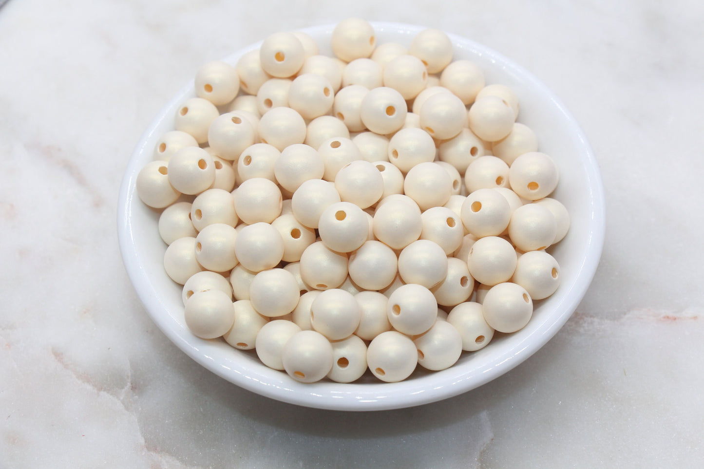 10mm Light Yellow Shimmer Gumball Beads, Round Acrylic Loose Beads, Bubblegum Beads, Chunky Beads, Gumball Beads, Smooth Plastic Beads #2879