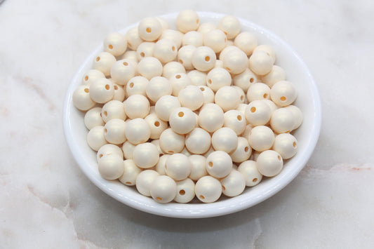 10mm Light Yellow Shimmer Gumball Beads, Round Acrylic Loose Beads, Bubblegum Beads, Chunky Beads, Gumball Beads, Smooth Plastic Beads #2879