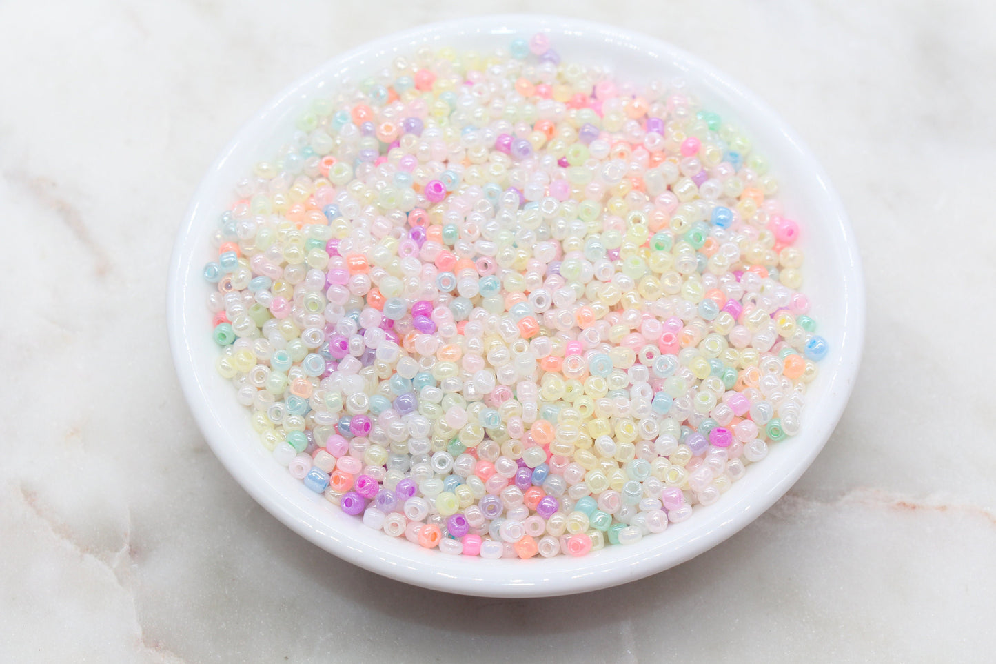 Mix Creamy Glass Seed Beads, 3mm Glass Seed Beads, Mix Multicolor Seed Beads, Rocailles Beads, Beading Supplies, Bracelet Glass Beads #2926