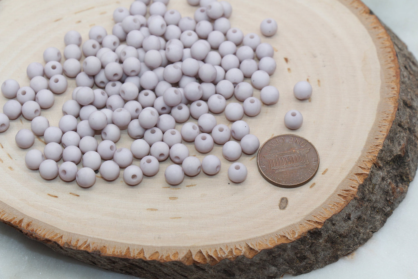 6mm Matte Elephant Gray Gumball Beads, Frosted Round Acrylic Loose Beads, Matte Bubblegum Beads, Chunky Beads, Round Plastic Beads #2968
