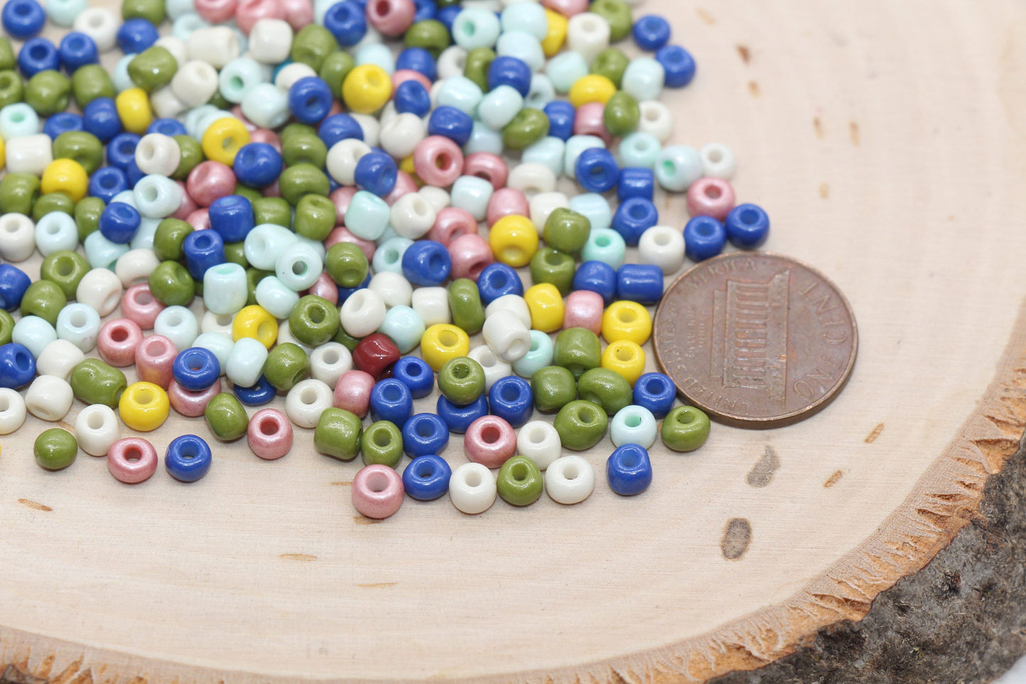 Mix Glass Seed Beads, 4mm 6/0 Glass Seed Beads, Mix Multicolor Seed Beads, Rocailles Beads, Beading Supplies, Bracelet Glass Beads #2933