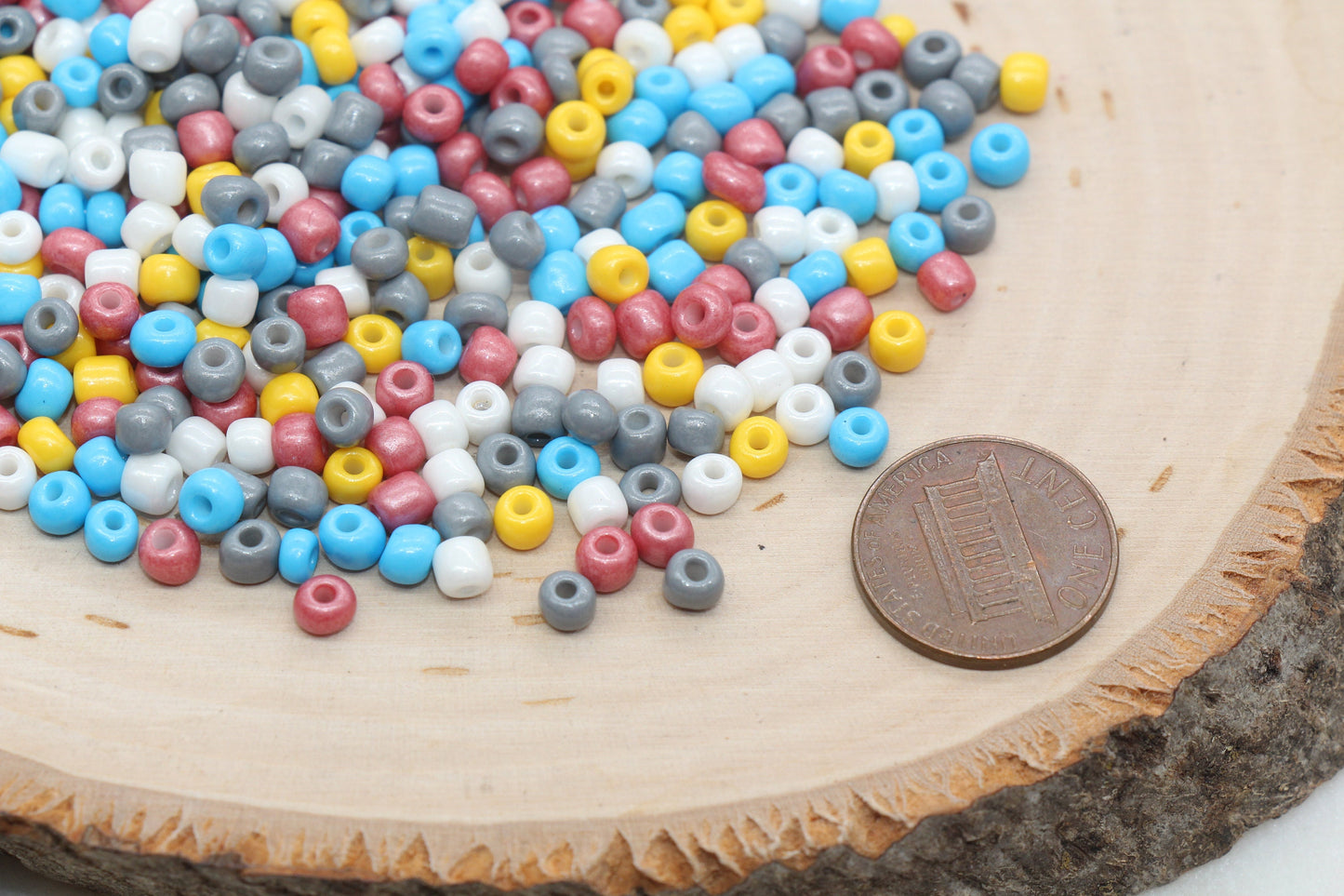 Mix Glass Seed Beads, 4mm 6/0 Glass Seed Beads, Mix Multicolor Seed Beads, Rocailles Beads, Beading Supplies, Bracelet Glass Beads #2946