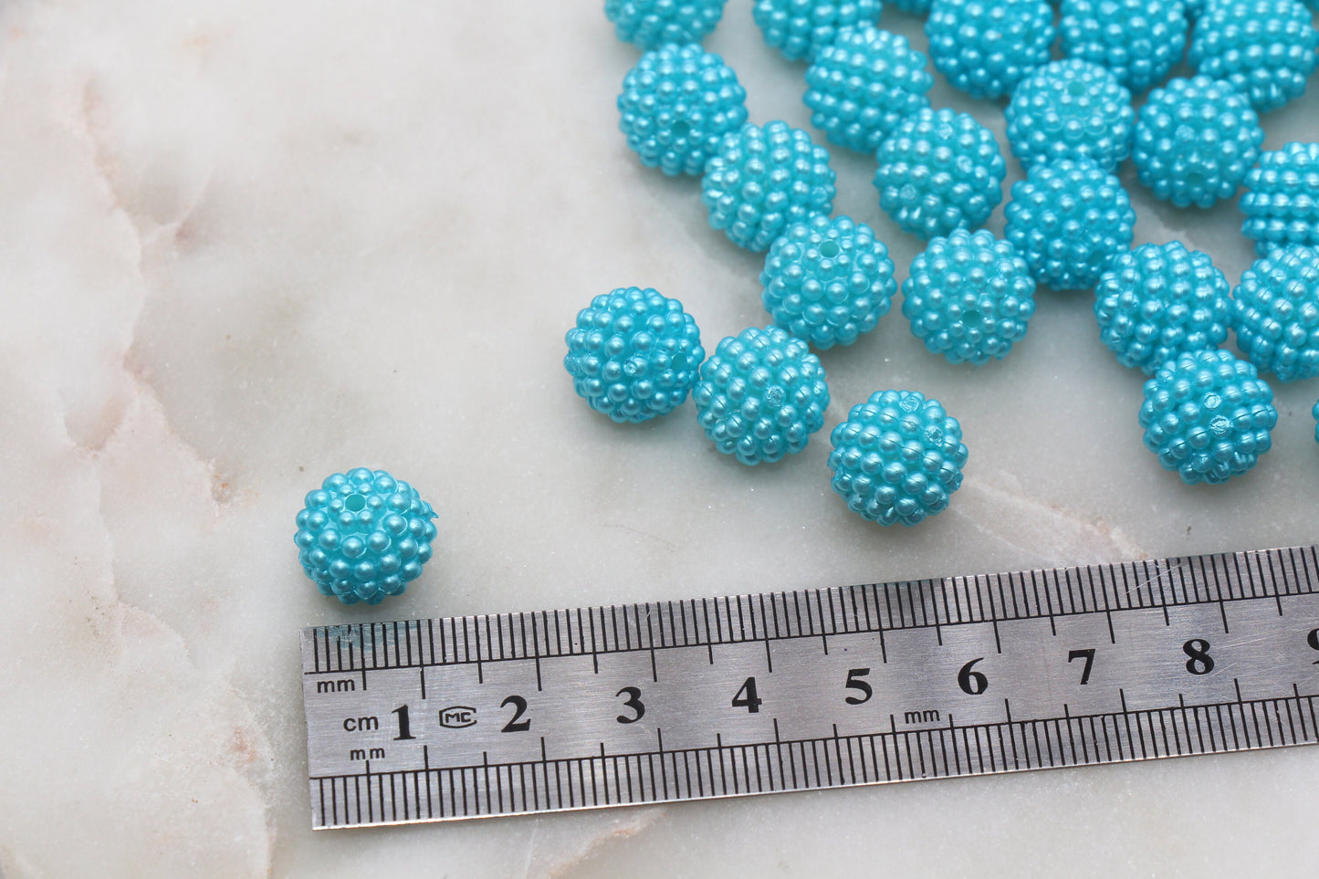 12mm Blue Berry Beads, Acrylic Beads, Round Acrylic Loose Beads, Bubblegum Beads, Chunky Beads, Beads for Bracelet #2983