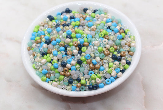 Mix Glass Seed Beads, Size 4mm 6/0 Glass Seed Beads, Multicolor Seed Beads, Rocailles Beads, Bracelet Beads #3090