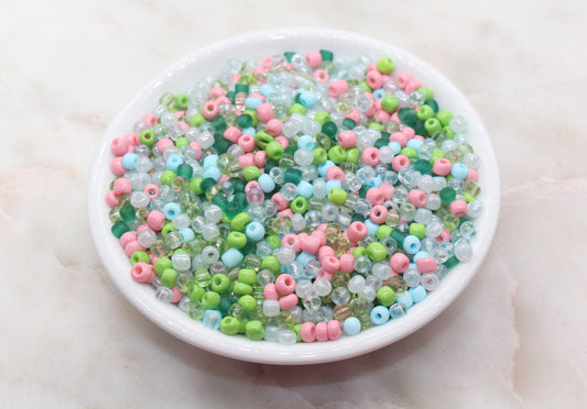 Mix Glass Seed Beads, Size 4mm 6/0 Glass Seed Beads, Multicolor Seed Beads, Rocailles Beads, Bracelet Beads #3095