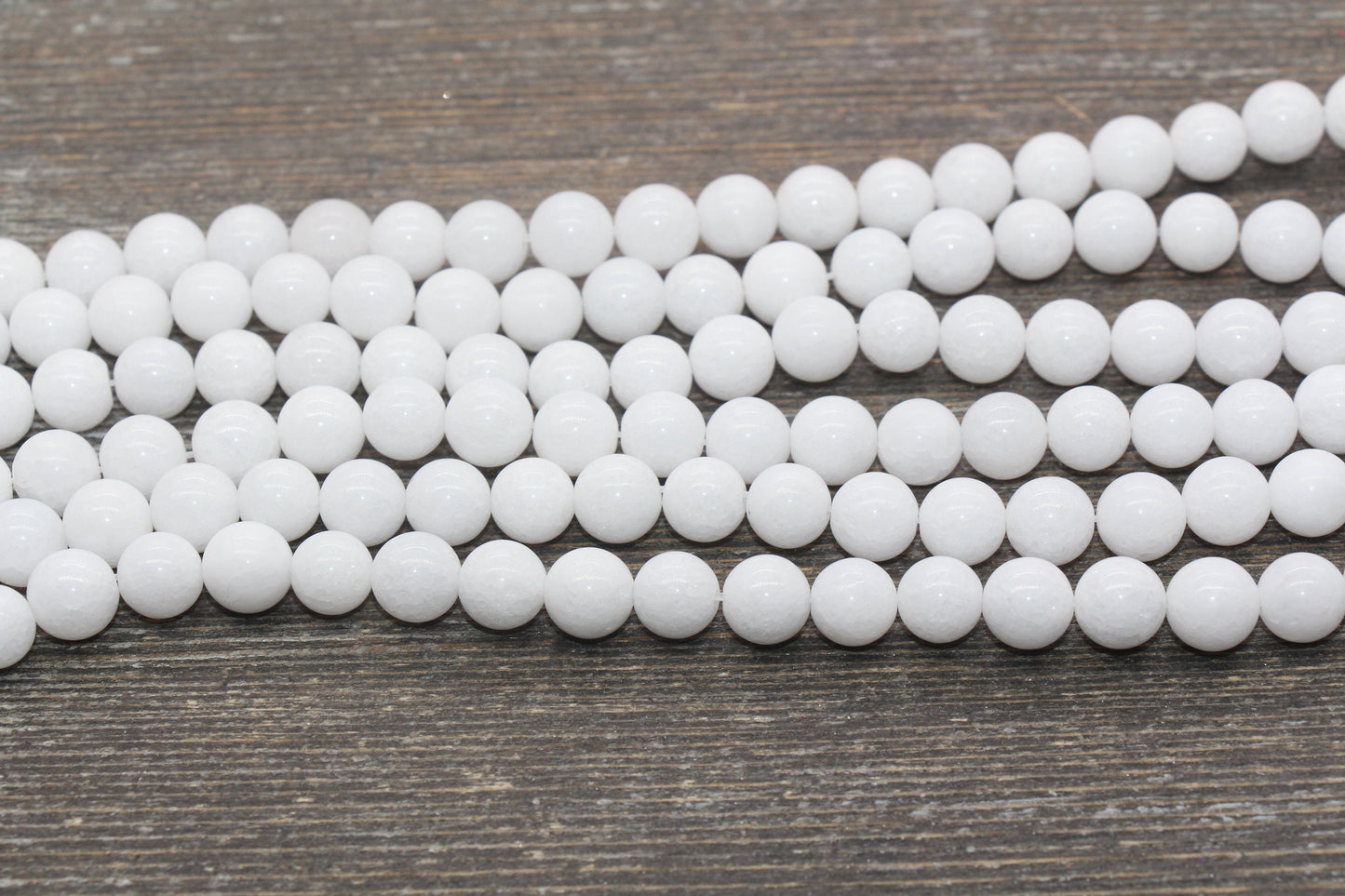 Crackle Porcelain Round Beads, White Round Porcelain Beads, White Round Loose Bead, Jewelry Making Wholesale Beads, 4mm 8mm 10mm #270