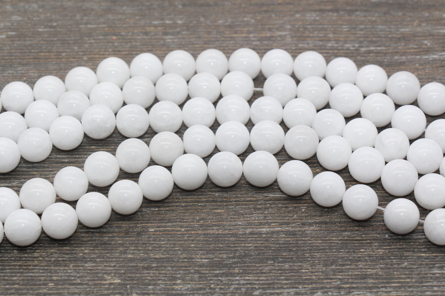 Crackle Porcelain Round Beads, White Round Porcelain Beads, White Round Loose Bead, Jewelry Making Wholesale Beads, 4mm 8mm 10mm #270