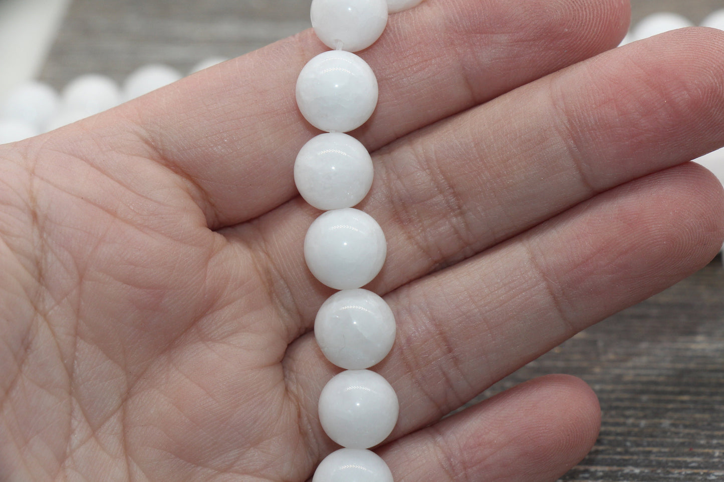 Crackle Porcelain Round Beads, White Round Porcelain Beads, White Round Loose Bead, Jewelry Making Wholesale Beads, 4mm 8mm 10mm #270