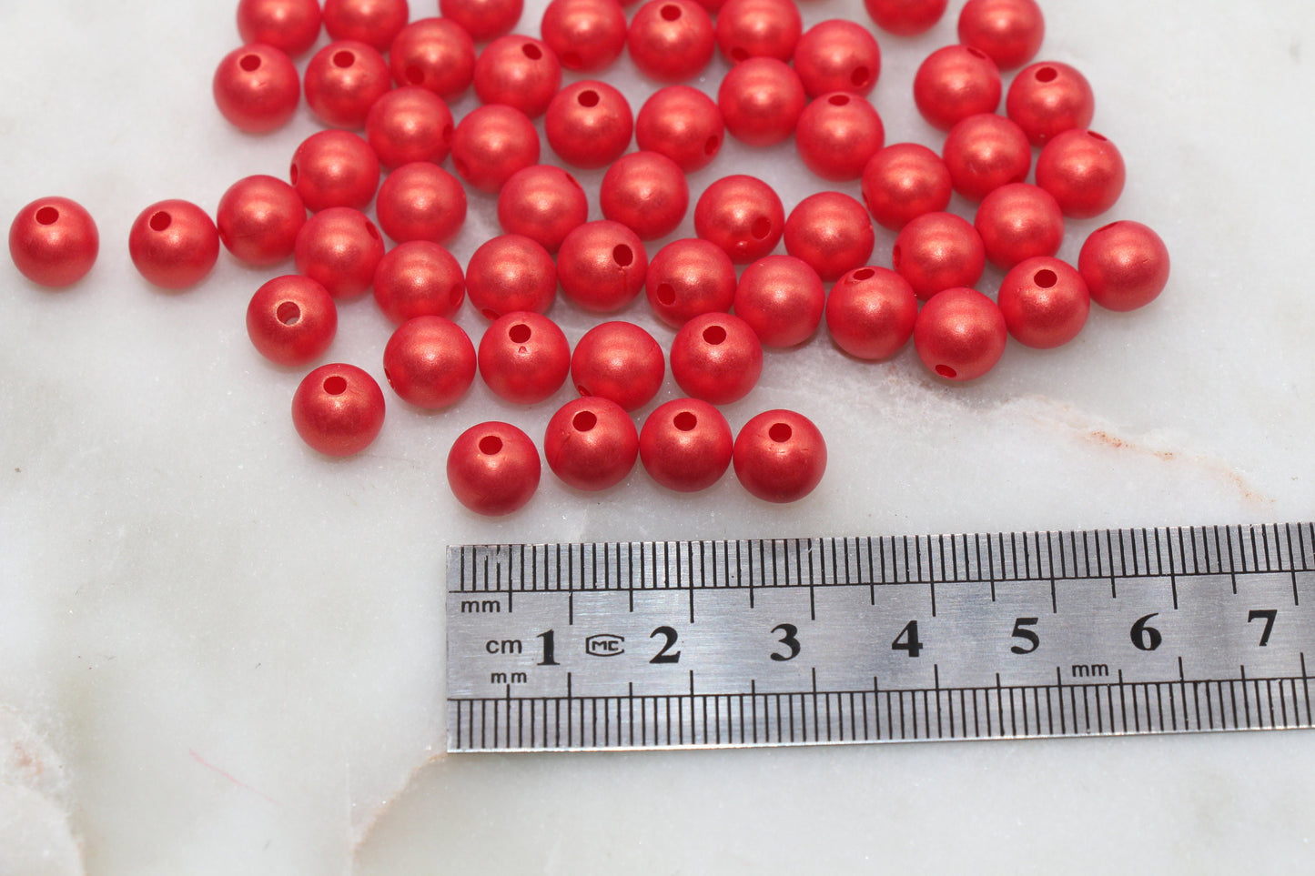 10mm Dark Orange Shimmer Gumball Beads, Round Acrylic Loose Beads, Bubblegum Beads, Chunky Beads, Gumball Beads, Smooth Plastic Beads #3025