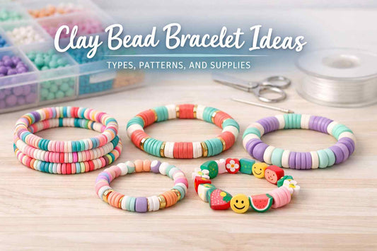 clay bead bracelet ideas
