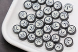 Jack Skellington polymer clay bead – Halloween face bead for DIY crafts