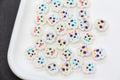 9mm day of the dead sugar skull polymer clay beads, halloween clay charms for bracelets