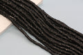 6mm black with white speckled heishi beads for bracelets and DIY jewelry