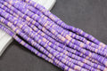 6mm purple& pink heishi beads for bracelets and DIY jewelry