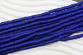 6mm deep royal blue heishi beads for bracelets and DIY jewelry