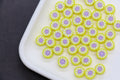 10mm sushi polymer clay beads, food clay charms for bracelets