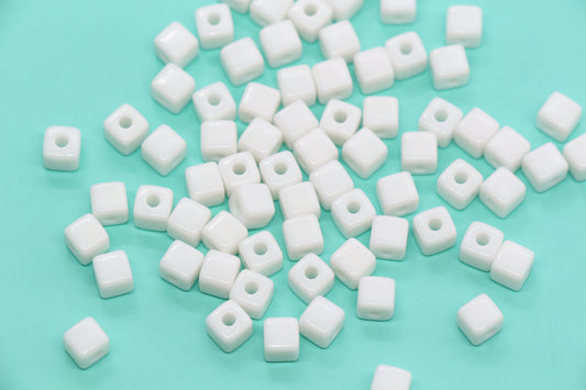 5mm Cube Blank Spacer Beads