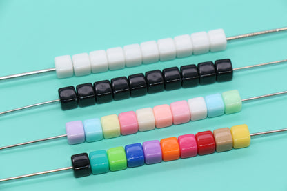 5mm Cube Blank Spacer Beads