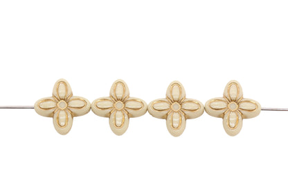 Vintage Gold Flower Beads
