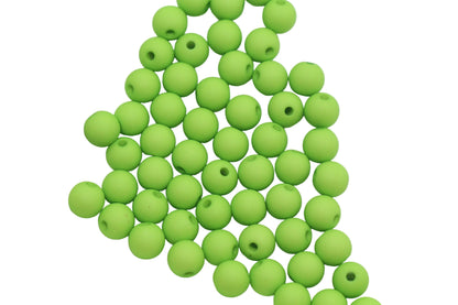8mm Matte Green Beads #589